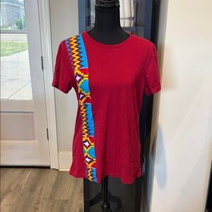 Women’s D’IYANU Short-Sleeve Women's Top with Tribal Accent